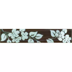 Бордюр Нефрит-Керамика Кензо-2 коричневый 25х4,8 см