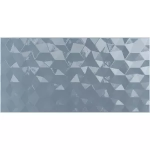 Плитка настенная Axima Ницца темная рельеф синий 25х50 см